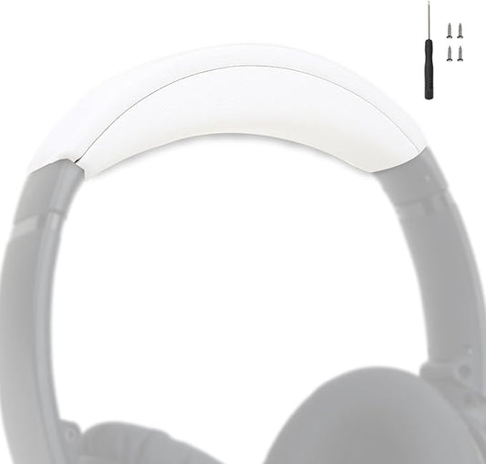 Head Cushion Pad Compatible with Bose QC45 QC35 QuietComfort 35 II Headphones (White)
