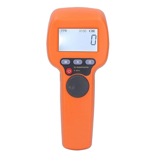 LED Stroboscope, Digital Handheld Stroboscope 60-99999 RPM Tach Tester Rechargeable Non Strobe Tachometer