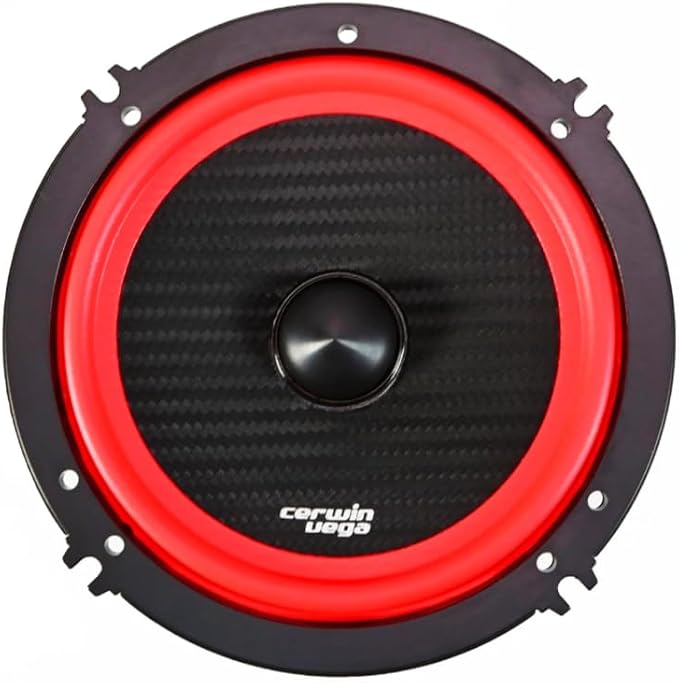 CERWIN-VEGA! 6.5" Component Car Speaker System 3-Way 4Ω -V6525C