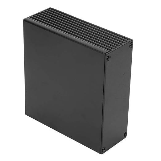 Circuit Board PCB Instrument Aluminum Cooling Box DIY Electronic Project Enclosure Case Shell Box for Electronic Products Heat dissipating