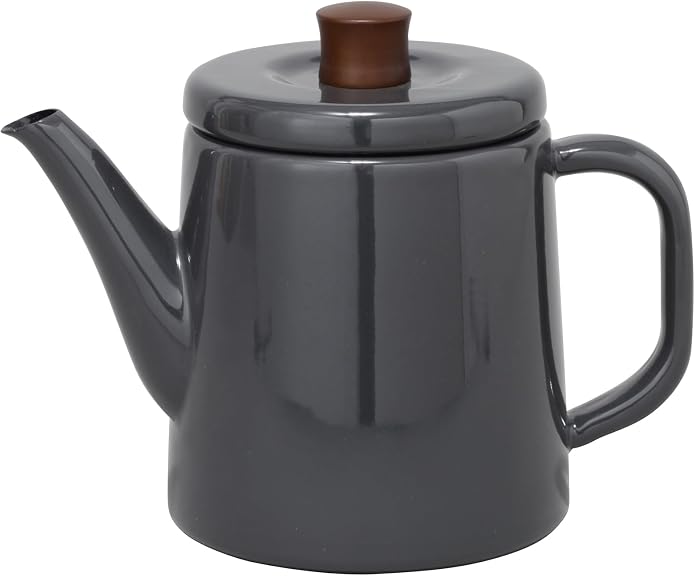 Noda Enamel Kettle, 0.3 gal (1.5 L), Enameled Porchka Pot, Made in Japan