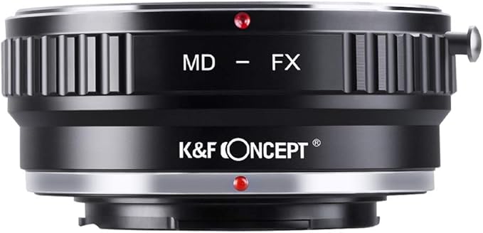 K&F Concept MD Minolta MD MC Rokkor Lens to Fujifilm FX Mount Camera Adapter,MD to FX Lens Adapter for Fuji X-Pro1 X-Pro2 X-E1 X-E2 X-M1 X-A1 X-A2 X-A3 X-A10