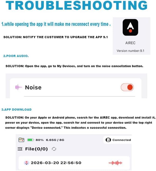 128G Magnetic AI Magnetic Voice Recorder with GPT-4.0 Powered Transcription & Translation Recording Device,Audio Recorder with App Editing & File Management,400 Free Minutes of AI Transcription/Month