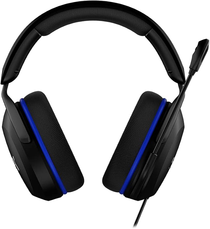 HyperX Cloud Stinger 2 Core - Gaming Headset for Playstation, Lightweight Over-Ear Headset with mic, Swivel-to-Mute Function, 40mm Drivers - Black