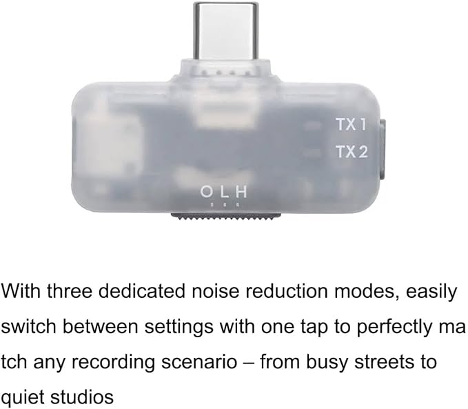 for DJI Mic Series Mobile Receiver,Type C/USB C Phone Mobile Adapters Compatible with DJI Mic mini and Mic 3 Mic 2/ Smartphone/PC Connector,Plug and Play