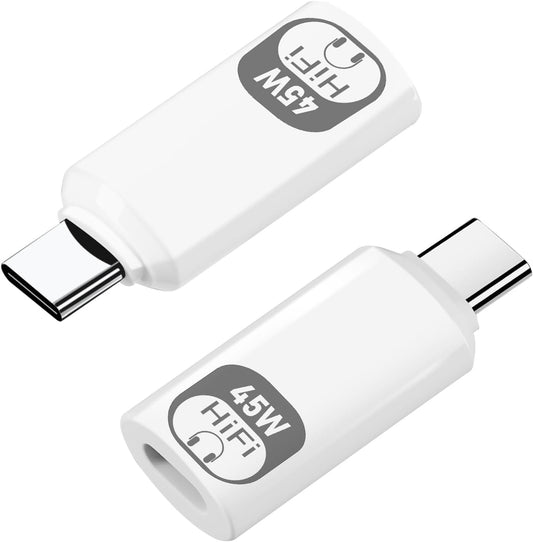 USB C to Lightning Headphone Audio Adapter, 3-in-1 Type C Male to Female Lightning Earphone Converter with Charge/Data Transfer,Compatible with iPhone 16/15 Plus/Pro/Max, iPad Pro/Air 6/5/4