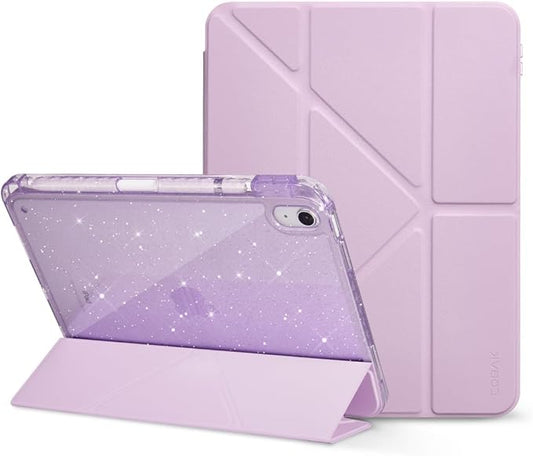 CoBak Case for iPad (A16) 11th Generation 11 Inch 2025, iPad 10th Generation 10.9 Inch 2022 - Protective Cover with Multi-Angle Includes Portrait Stand, Pencil Holder and Auto Wake/Sleep, Purple
