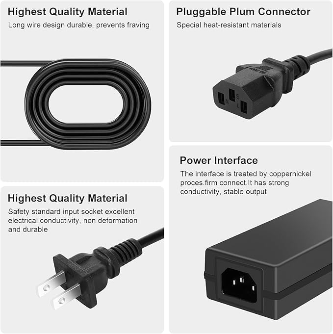 54v Power Supply/Power Adapter Compatible with Cisco Meraki Z3, Z3C, Z3C-HW Wireless Routers, MA-PWR-50WAC