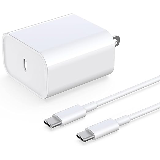 iPad Fast Charger,iPad Pro Charger Fast Charging USB C Wall Chargers Block Plug & Type C USB C to C Cable Cord for iPad Pro 13/12.9/11 inch,iPad Air 13/11inch 5th/4th,iPad mini 6/A17 Pro,iPad 10/A16