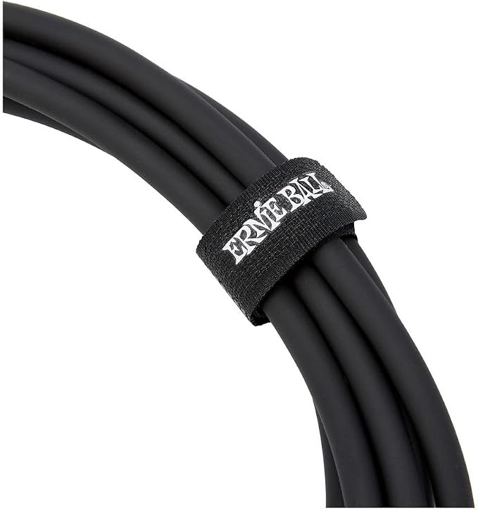 Ernie Ball Instrument Cable, Straight/Straight, 10ft, Black (P06048)