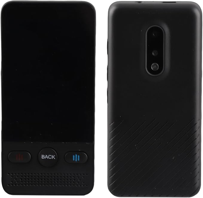 Zunate Language Delay Unit 2 Way Real Time Smart Voice Translator 138 Language Registration 1 GB 8 GB WiFi for Travelers Students Businessmen Black