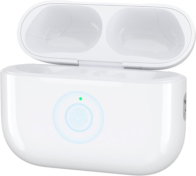 JKV Wireless Charging Replacement for AirPod Pro 3 Charging Case with USB-C Port, Only Compatible with Air Pods Pro 3rd Charging Case with Bluetooth Touch Sensing, no Airpod
