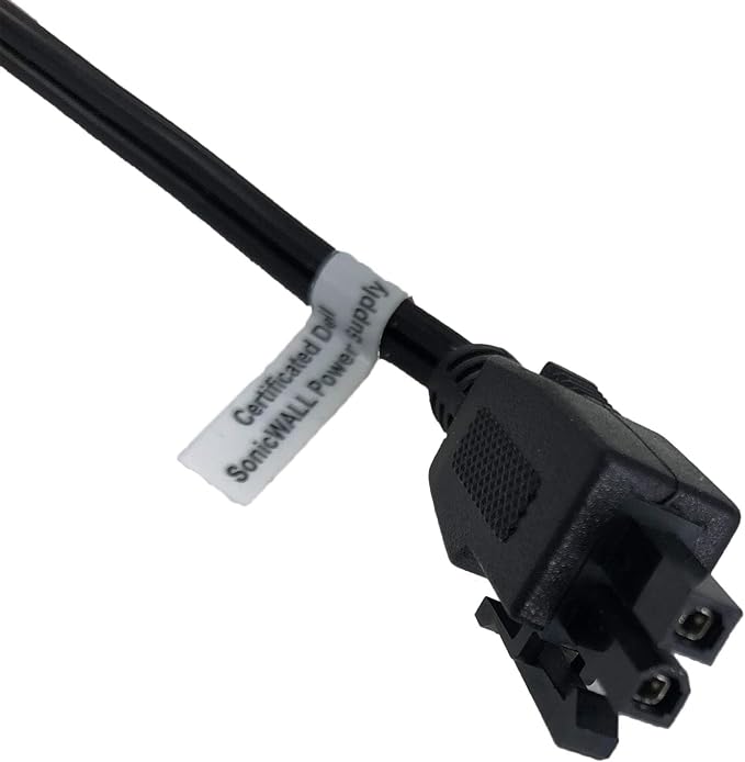 12V 2A Power Adapter Compatible with SonicWall TZ300 TZ350 TZ400 TZ500 Firewall 2 Pin Rectangular Plug Replacement Power Supply