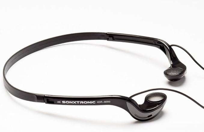SONXTRONIC Xdr-8000 Vertical in Ear Ultralight Sport Running Headband Headphones