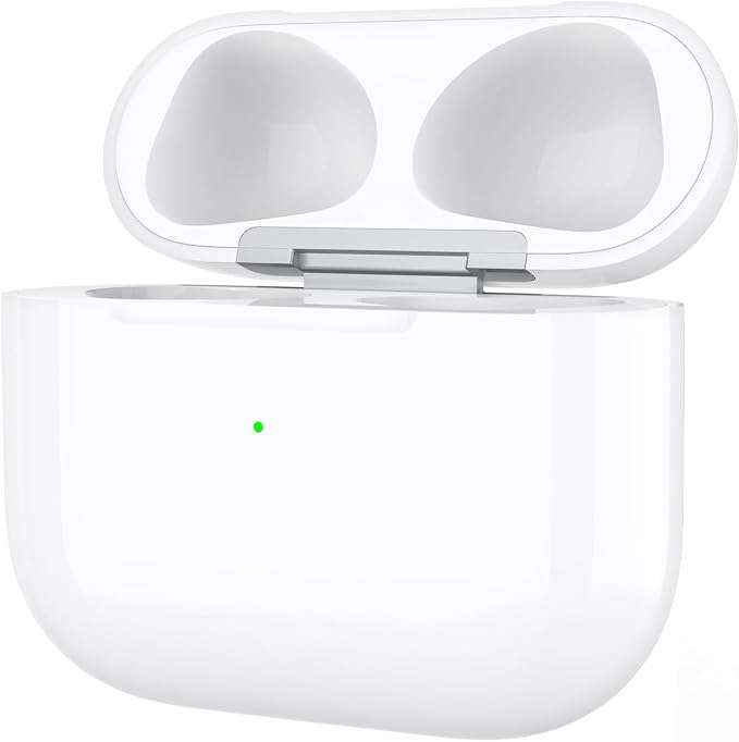 Wireless Charging Case Replacement Charging Case for AirPods 3rd Generation Charging case, Only Compatible with AirPod 3rd Gen Charging Case (Not Pro 3), with Blue-Tooth Sync Button,(L-Port)