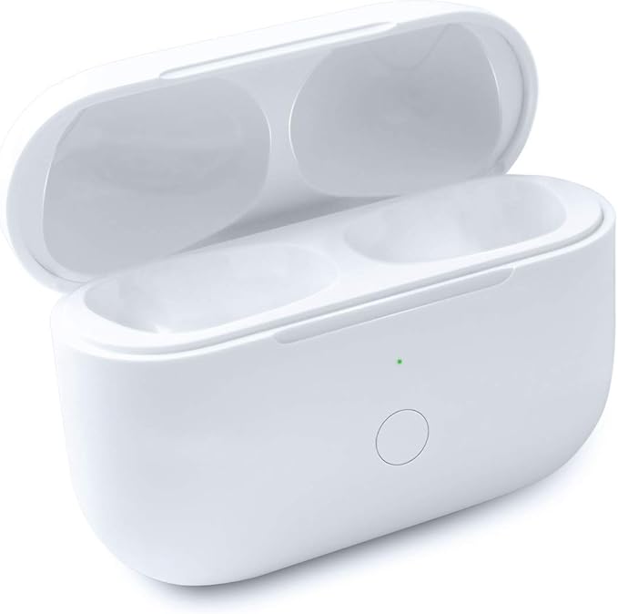 Compatible with for Wireless AirPod Pro 1st & 2nd Generation Charging Case Replacement, Compatible with for AirPod Pro 1st & 2nd Charger Case with Bluetooth Pairing Sync Button | Compatible with