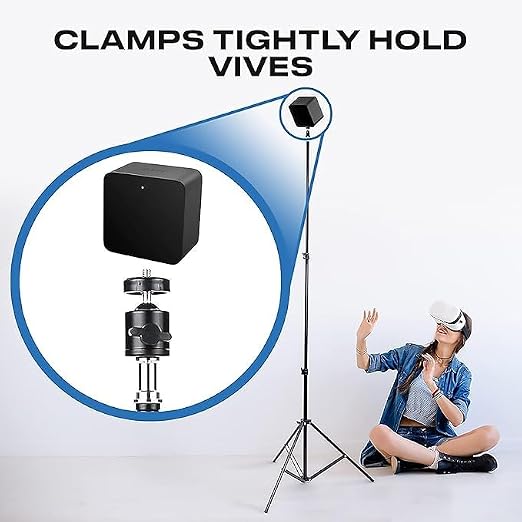 Skywin VR Tripod Stand for HTC Vive Base Station - 1 Adjustable Stand | Stable Tracking, Compatible with HTC Vive, Sensor Stand & Base Station Mount for Vive Sensors or Oculus Rift Constellation
