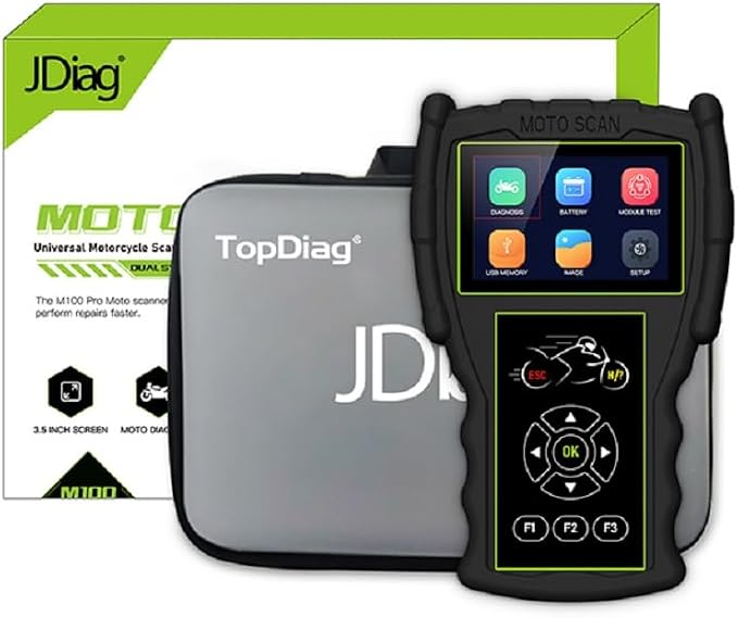Original JDiag M100 Pro Motorcycle Scanner Professional Diagnostic Tool for Motorcycle (OBD Version)