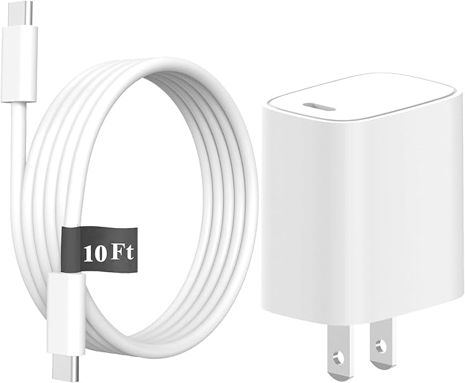 Super Fast Charger for Samsung Galaxy Tab S11,S10,S9,S8,S7+,A11+,A9+,A8 Tablet Charger, Samsung Galaxy S26 S25 S24 S23 S22 S21-10Ft USB-C Cord,30W PD Power Adapter