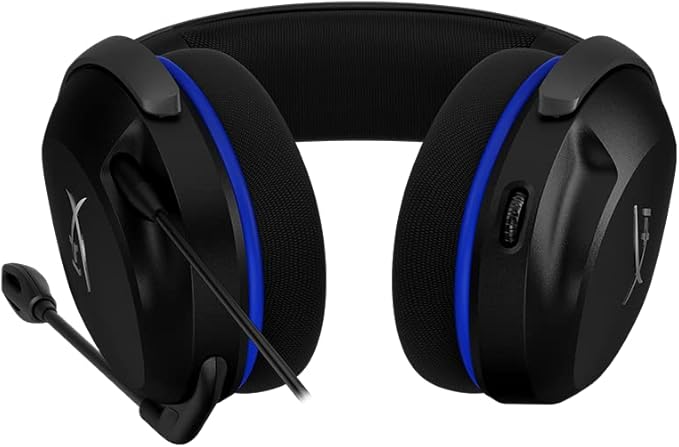 HyperX Cloud Stinger 2 Core - Gaming Headset for Playstation, Lightweight Over-Ear Headset with mic, Swivel-to-Mute Function, 40mm Drivers - Black