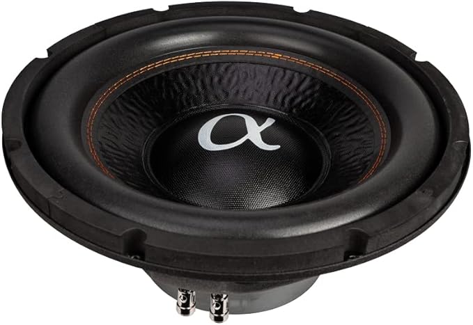 Alphasonik ASW12D AS Series 12" 1200 Watts Max / 400 Watts RMS Dual 4 Ohm Car Subwoofer Stamped Steel Basket with Stronium Magnet Non Pressed Paper Cone Audio Speaker Bass Sub Woofer
