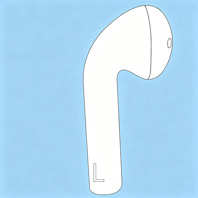 Single Earbuds Pods 2 A2031 Replacement Left Earbud Only, Bluetooth Wireless Single Ear Replacement, Compatible with Pods 2nd Generation, L A2031