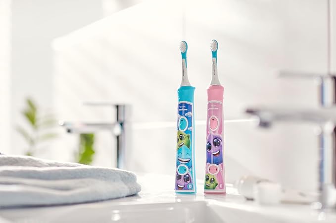 Philips Sonicare for Kids 3+ Bluetooth Connected Rechargeable Electric Power Toothbrushes, Interactive for Better Brushing