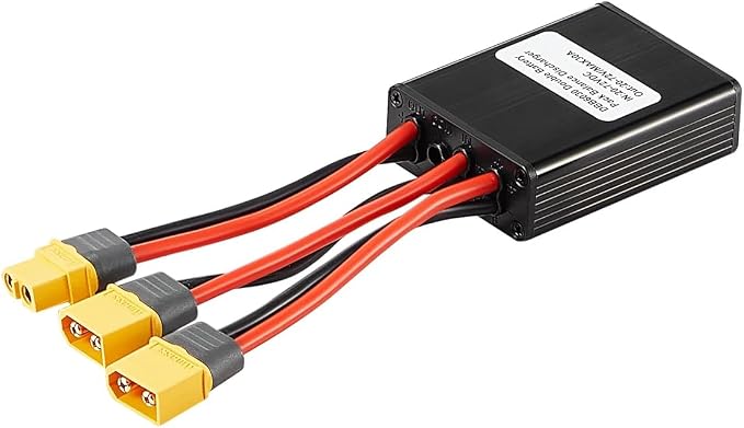 Electric Bike Dual Battery Discharge Converter 30A 24-72VDC Dual Pack Switch Balancer Double Battery Parallel Module with XT60 Plug for 500w Motor