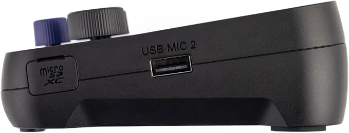 Zoom PodTrak P2 Podcast Recorder, 2 USB Mic Inputs, 2 Headphone Outputs, AI Noise Reduction, Tone & COMP Effects, Remote Guest Recording, SD Card, Battery/USB-C Powered