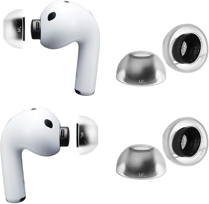AZLA MAX AirPods Pro 3 Ear Tips, Medical Silicone Ear Tip Replacement