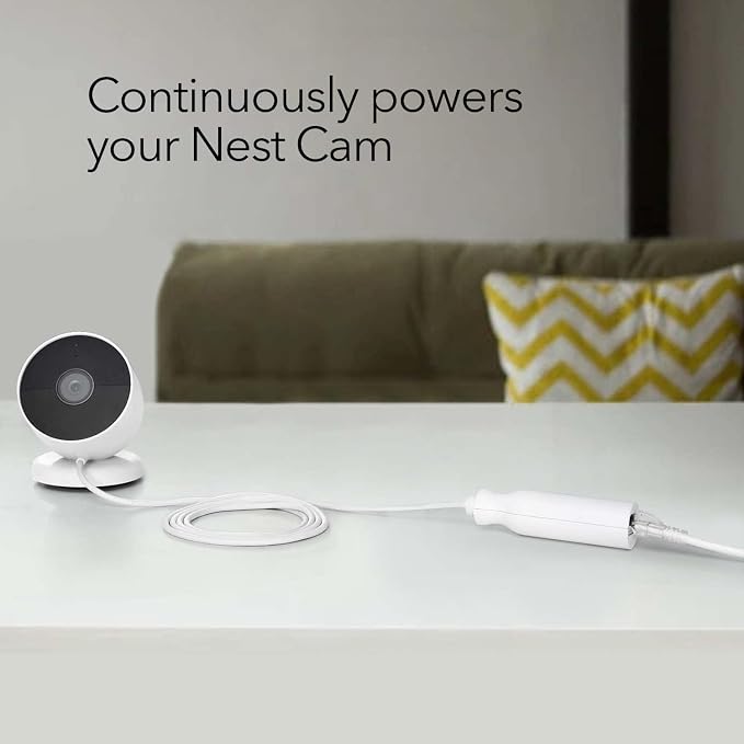 Wasserstein PoE Adapter for Google Nest Cam Outdoor or Indoor, Battery - Made for Google Nest