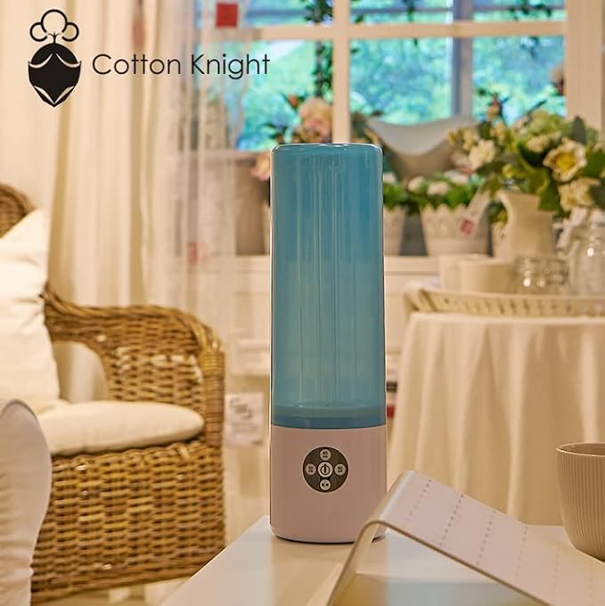 UV Light Sanitizer, 55w 254nm UVC Lamp for Room Surface Disinfection, Kills Bacteria Molds Dust Mites up to 750 sqft, Home/School/Hotel/Travel, 1Y Warranty (Blue with Ozone)