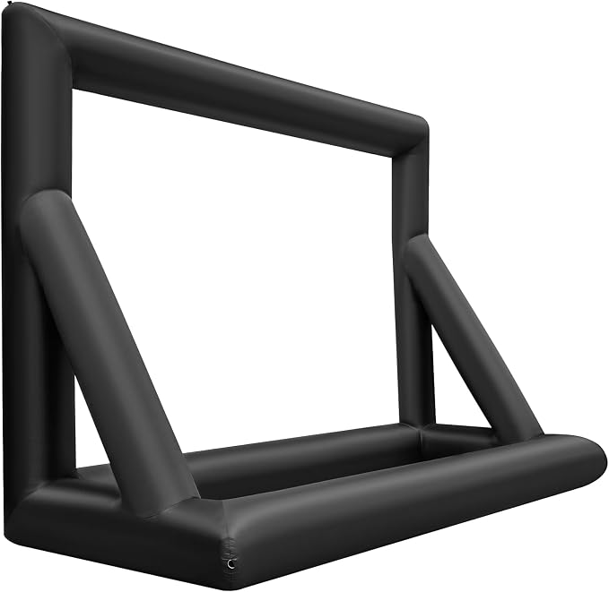 VEVOR Inflatable Movie Screen 20FT Inflatable Projector Screen for outside with 350W Air Blower Inflatable Screen Oxford Fabric Material Blow Up Screen for Outdoor Movie Supports Front/Rear Projection