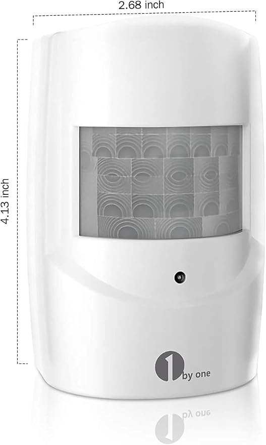 Driveway Alarm, 1 by one Motion Sensor 1000ft Operating Range, 36 Melodies, Home Security Alert System with 1 Weatherproof PIR Motion Detector, Protect Indoor/Outdoor Property