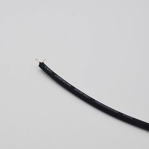 Guitar Cable 3 ft Instrument Cable 1/4 Inch Right Angle Guitar Patch Cables AMP Cord for Electric Guitar,Bass Keyboard,Pro Audio Black,Pack of 3
