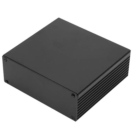 Circuit Board PCB Instrument Aluminum Cooling Box DIY Electronic Project Enclosure Case Shell Box for Electronic Products Heat dissipating