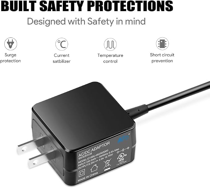 KFD 5V AC Adapter for Orascoptic Zeon Endeavour 922008-1 TruColor XL Portable LED Light System MW170KB0503B01 MENB1010A0503B01 SL Power and Ault Power Supply Cord Orascoptic Endeavor Battery Charger