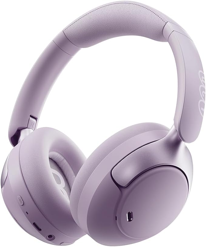 QCY H3 PRO Adaptive ANC Wireless Headphones Over Ear, 50dB Active Noise Cancellation with Multiple Modes, LDAC Hi-Res Wireless Audio, 55H Playtime, Custom EQ via App, Bluetooth 5.4