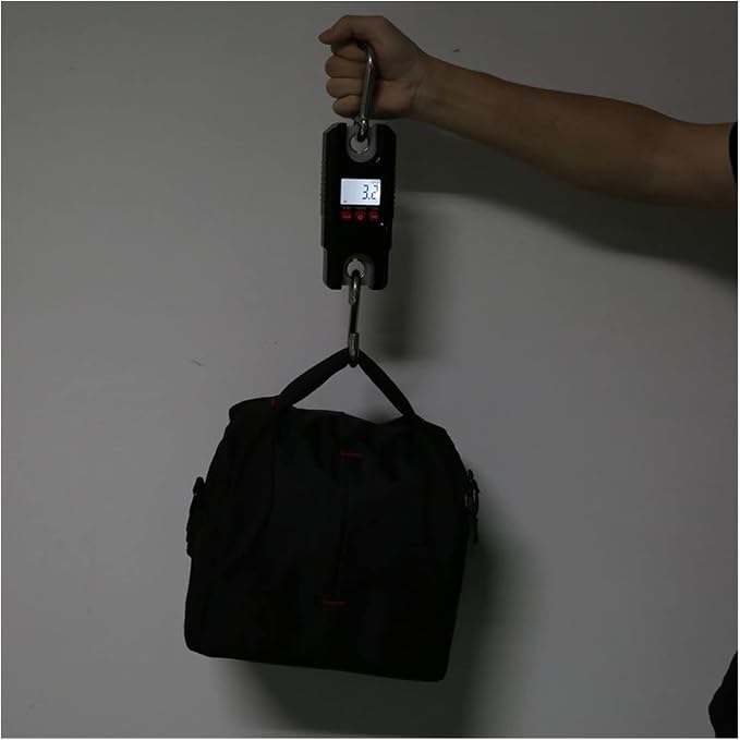 300 KG / 660 LBS Digital Hanging Scale - Industrial Luggage & Pocket Crane Scale for Farm, Deer, Livestock, Factory, Construction