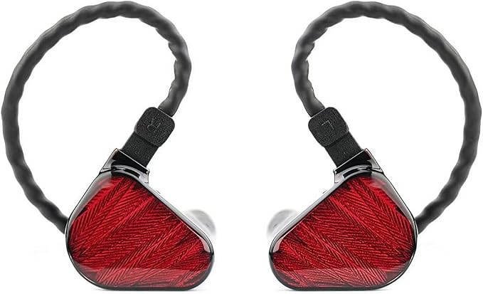 TRUTHEAR x Crinacle Zero: RED Dual Dynamic Drivers in-Ear Headphone Gaming Earbuds HiFi Wired Earbuds