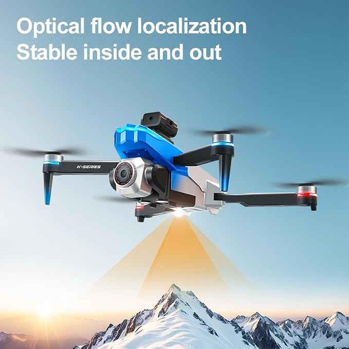 RC Drone with Screen Display Remote Control, 1080P Dual Camera, Speed Adjustment, Altitude Hold, One-Key Takeoff, 3D Flips, 2 Batteries, Hovering, Brushless Motor, APP Control, Plane Copter, LED Lights, Adult Beginners FPV Quadcopter Airplane Helicopter
