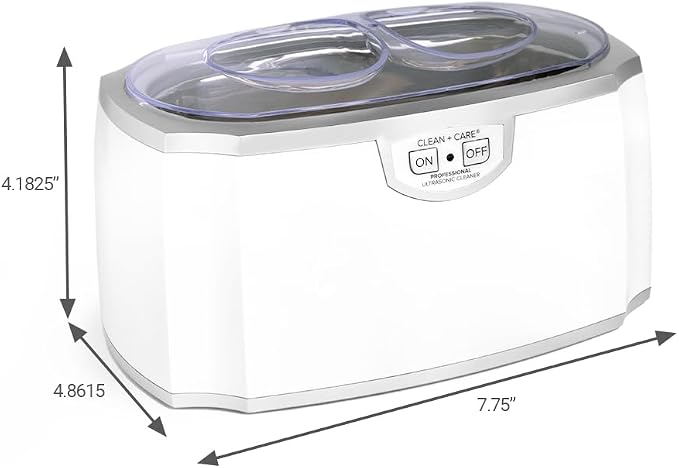 Professional Ultrasonic Cleaner Machine for Jewelry, Watches, Glasses, Dentures & Tools – 45kHz Digital Stainless Steel Ultrasonic Cleaner with Timer, Heater, Lab & Home Use