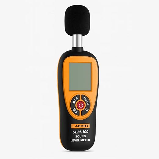 LABART™ Decibel Meter - Digital Sound Level Meter, Self-Calibration Decibel Reader, Noise Meter with LCD Display Measurement Range 40-130 dB spl Meter