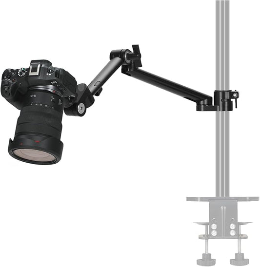 TARION Modular Desktop Camera Mount - 19"/48 cm DSLR Desk Arm with 1/4" Screw Ballhead 360 Degrees Adjustable - Compatible with 35 mm Rods - Titanrig Arm Z