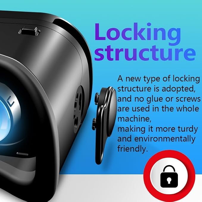 VR Headset for Phone, 3D Family Anti-Blue Eyes Protected HD Lenses, 120° FOV Virtual Reality Headsets VR Goggles for iPhone17/16/15/14/13/12/11, Samsung, Android (Jet-Black)
