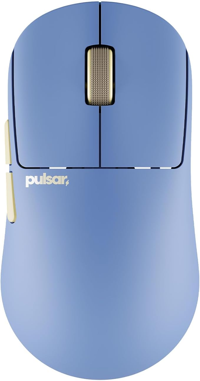 Pulsar Gaming Gears X2N Crazylight Wireless Gaming Mouse, Ultra Lightweight 1.38 oz (39g), Optical Switch, 32000 DPI, 750 IPS, XS-1 Sensor, 8k Compatible (Medium, Wildscape Ocean)