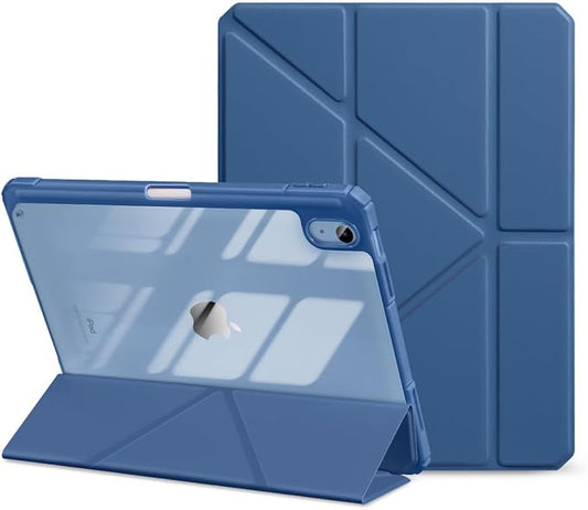CoBak Case for iPad (A16) 11th Generation 11 Inch 2025, iPad 10th Generation Case 10.9 Inch 2022 - Protective Cover with Multi-Angle Includes Portrait Stand, Pencil Holder and Auto Wake/Sleep- Blue