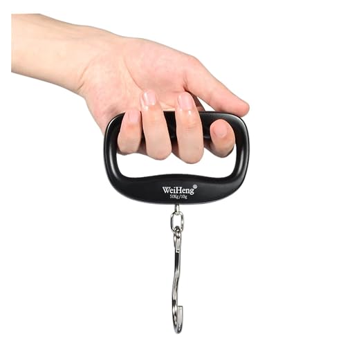 Kitchen Scale Portable Pocket Scale, 50Kg 10G, LCD Digital Electronic Handheld Hook Scale, with Luggage, Hanging Scale, Backlight Balan Weighing Kitchen Supplie