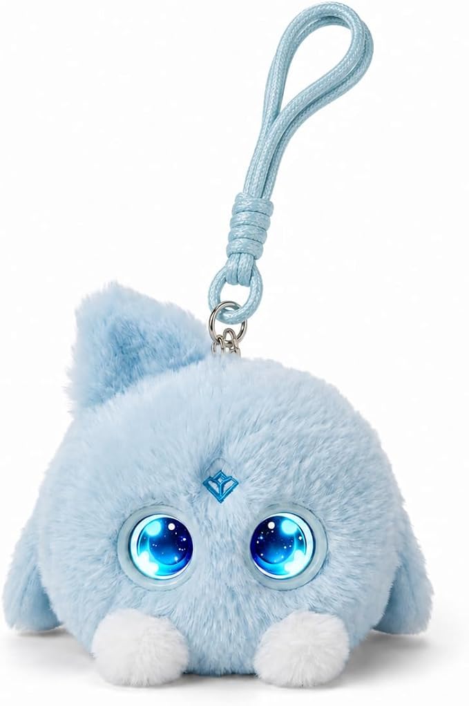 AI Plush Companion, GPT-Powered Voice Chat Stuffed Toy with Conversation Memory, Expressive LED Eyes and Touch Response, Cute Stuffies Interactive AI Toys Gift for Teens