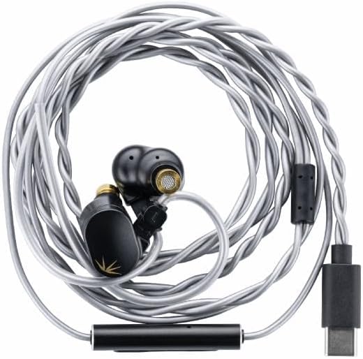 Moondrop CHU II DSP Headphones High Performance Dynamic Driver USB-C in-Ear Monitors Type-C with Microphone Earphone